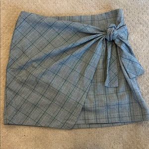 Plaid Mini Skirt Business Casual